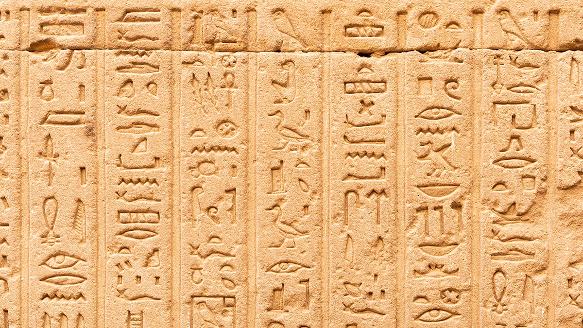 hieroglyphs on clay tablets and how has media changed over time